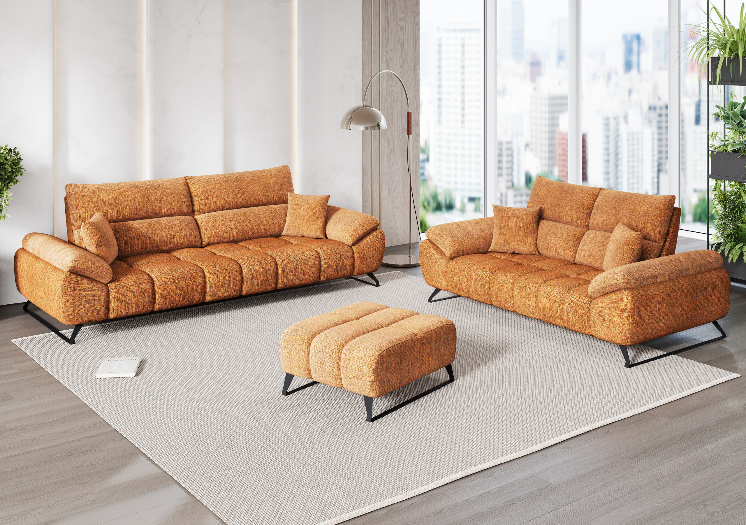 Image de couverture pour Canapé droit BERGAMO